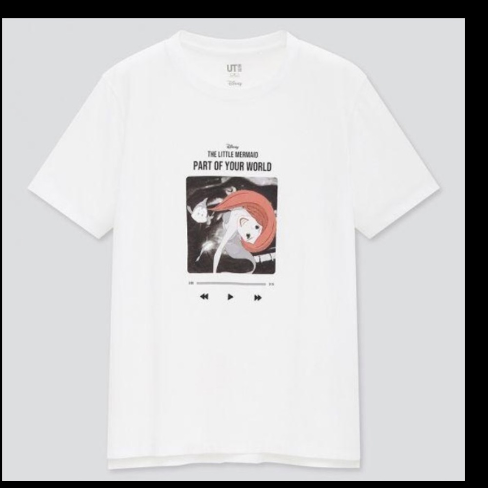 Uniqlo Ariel part of your world shirt
